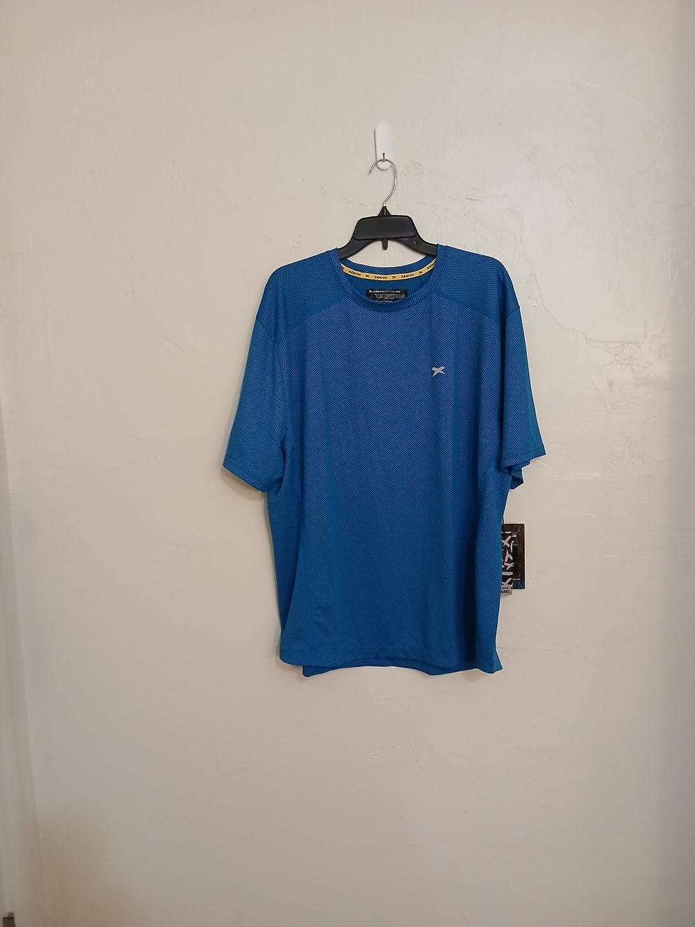 Xenith Men Cobalt Blue Mesh Short-Sleeve Performance Athletic Shirt 2XL NWT